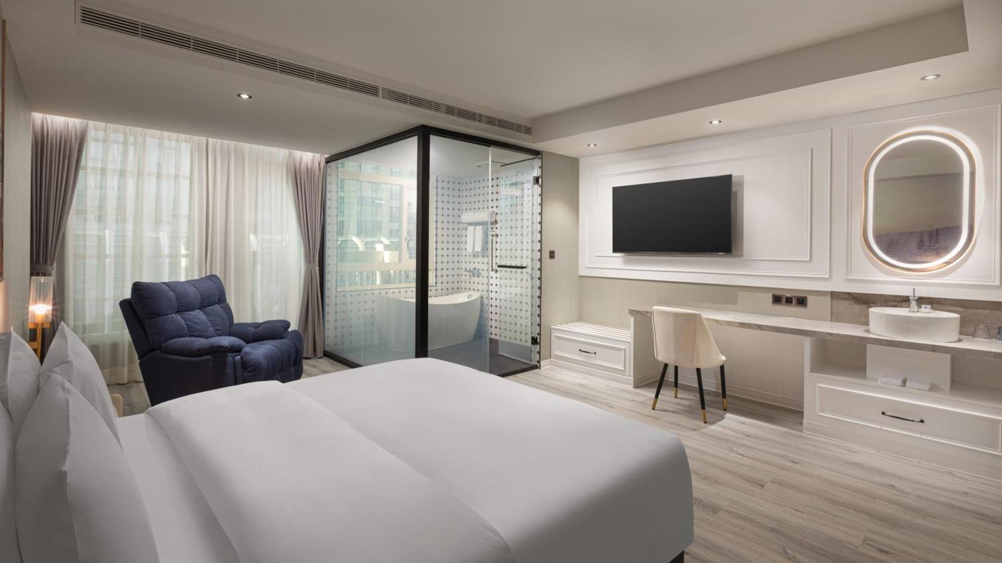 Tryp By Wyndham New Taipei Linkou 新北林口爵怡溫德姆酒店機場捷運mrta9林口站 Exterior foto